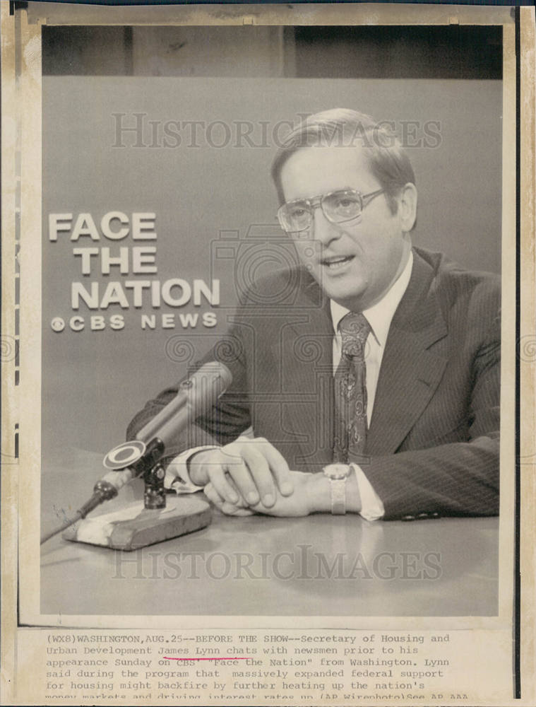 1919 Lynn Secretary HUD Face the Nation-Historic Images