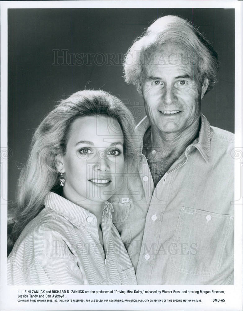 1990 Press Photo Lili Richard Zanuck Driving Miss Daisy - Historic Images