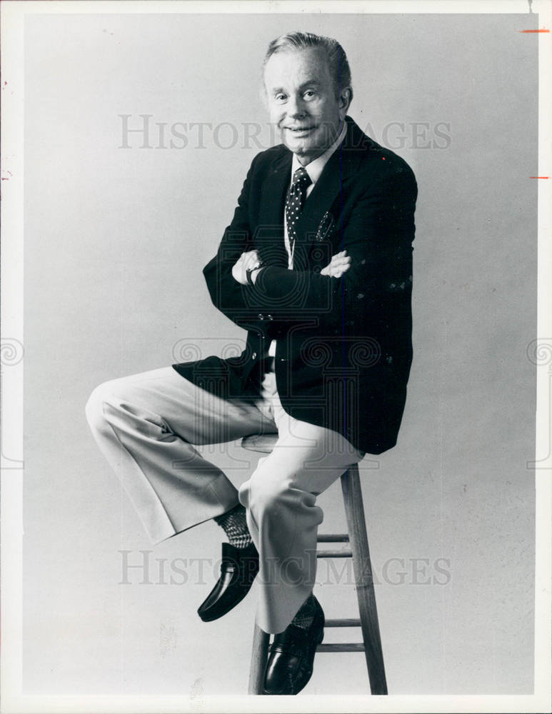 1992 Press Photo Jack Paar, &quot;Tonight&quot; - Historic Images