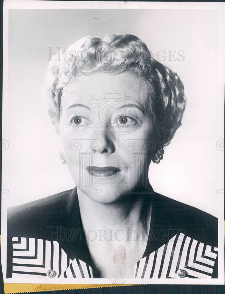 1953 Press Photo Ethel Owen Radio Serial Star - Historic Images