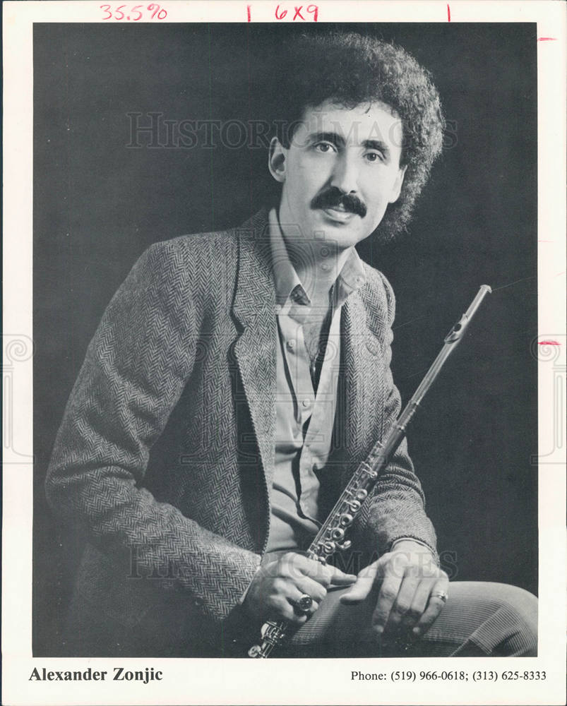 1983 Press Photo flutist light jazz and classical - Historic Images