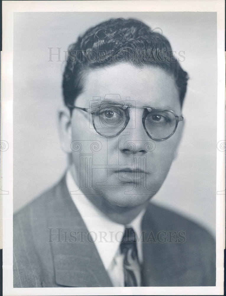 1952 Press Photo Adolph J. (Ad) Schneider NBC-TV NCAA - Historic Images