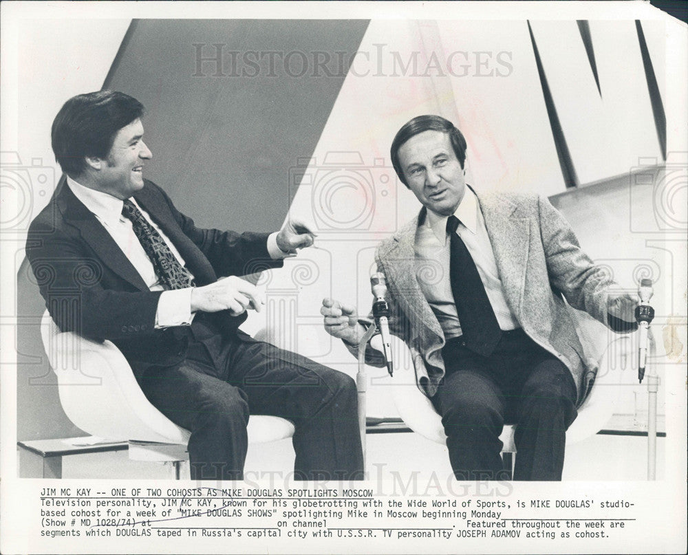 Jim McKay Television Personality-Historic Images