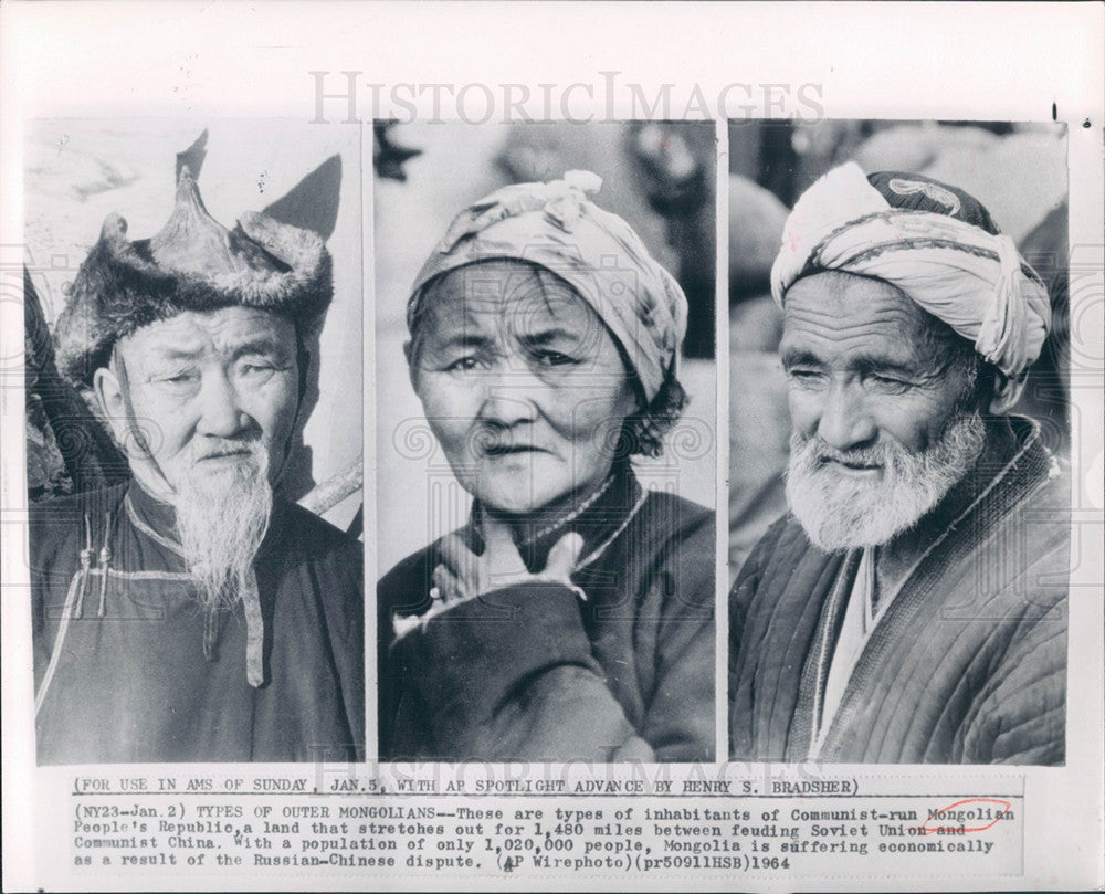 1984 Press Photo Mongolian - Historic Images