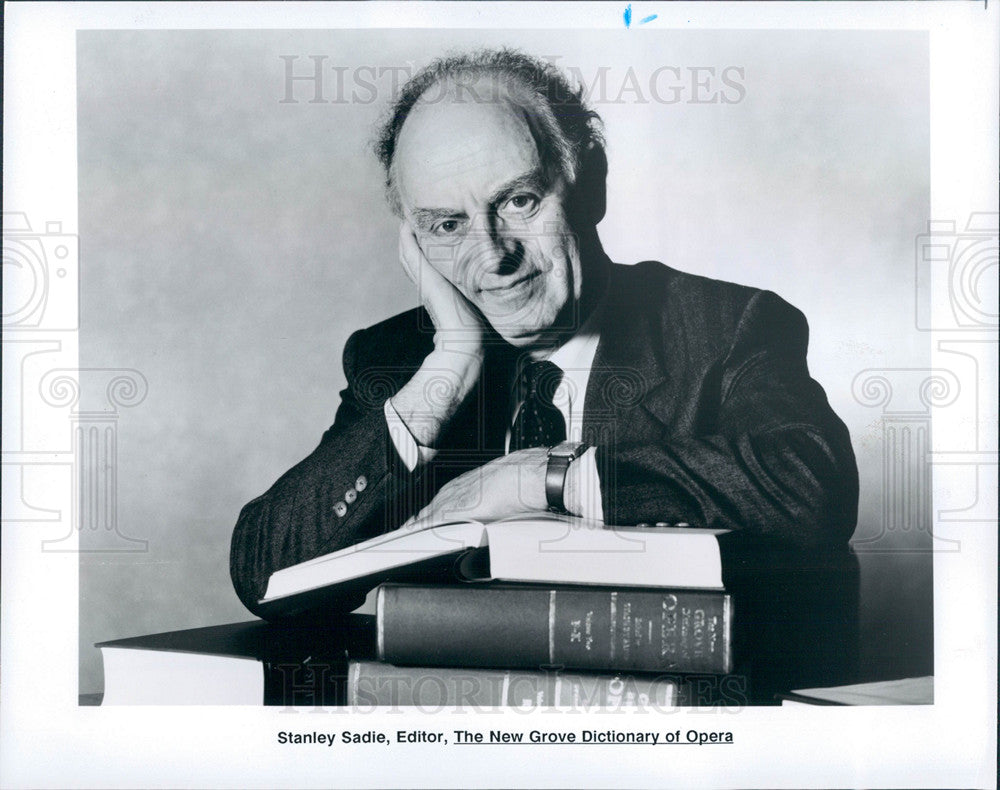 1993 Press Photo StanleySadie musicologist music editor - Historic Images