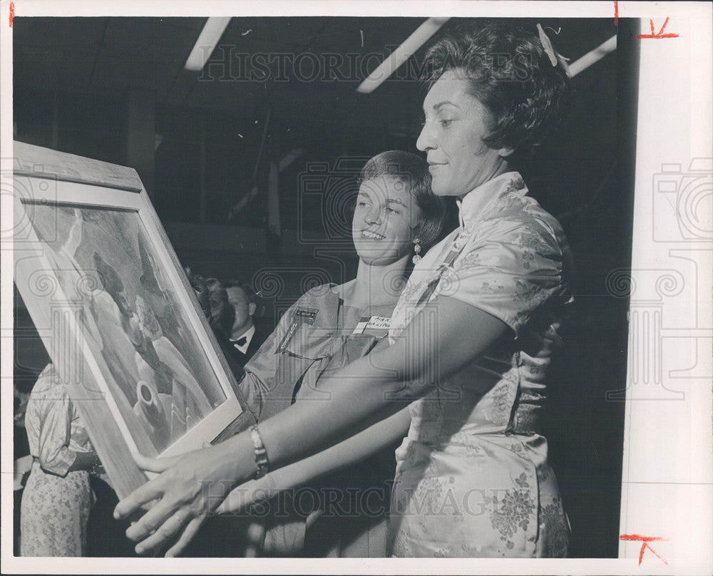 1961 Press Photo Mrs Pierre Salinger Harriett Phillips - Historic Images