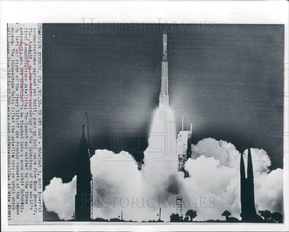 1968 communications satellite artificial-Historic Images