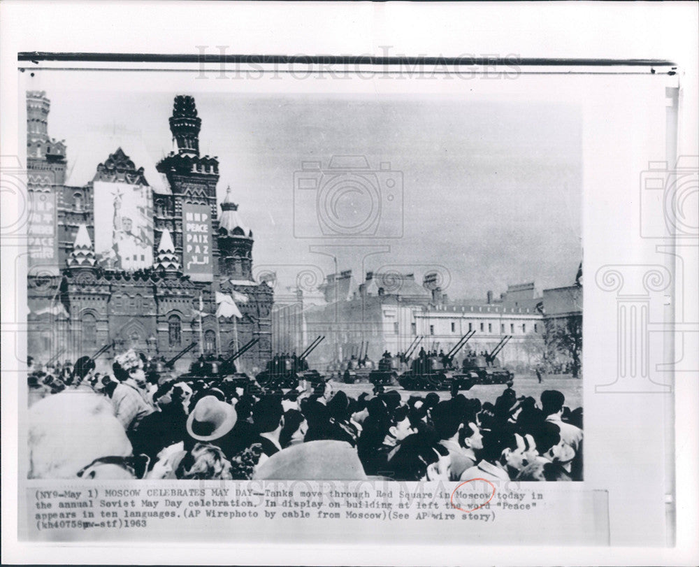  1963 Red Square May Day Parade - Historic Images