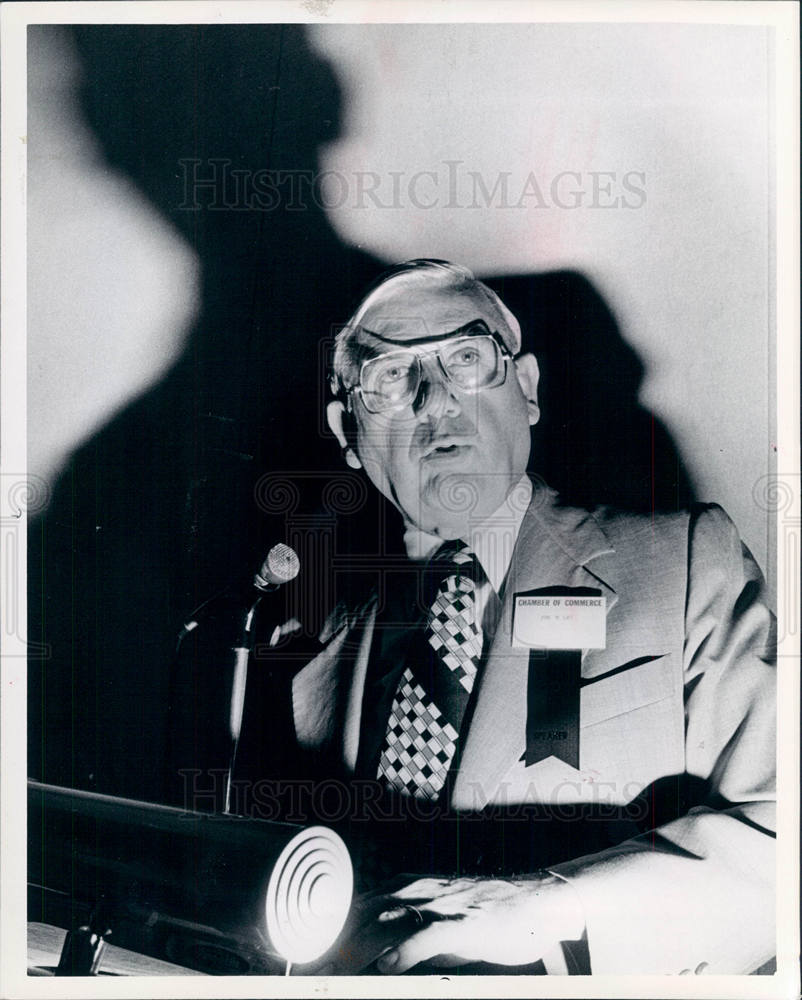 1976 Press Photo John McGaff Publisher - Historic Images