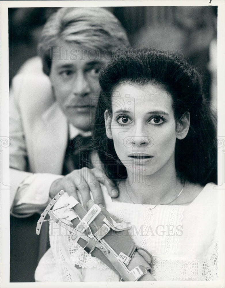 1984 Press Photo Theresa Saldana actress assault victim - Historic Images