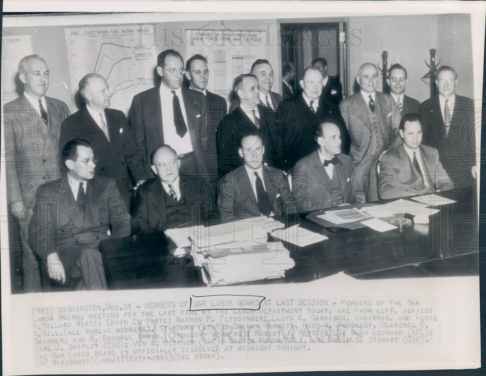 1946 War Labor Board,W. Willard Wirtz-Historic Images