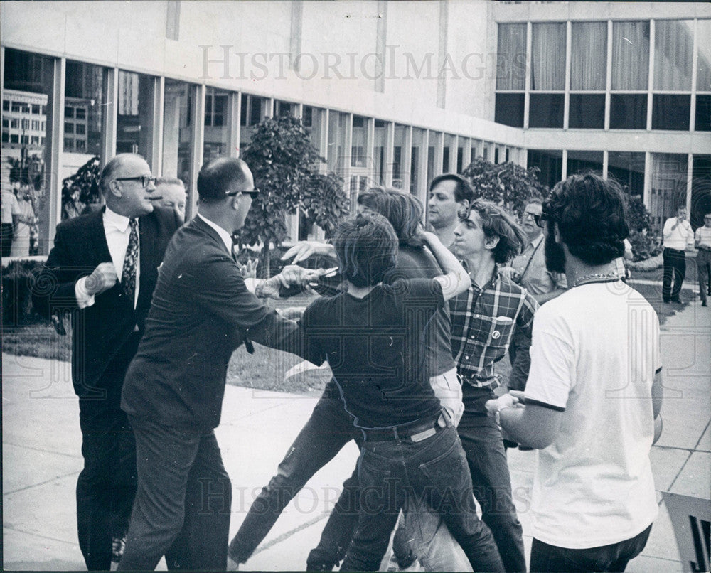 1968 Press Photo VFW Peter Stack Houston Cobo Hall - Historic Images