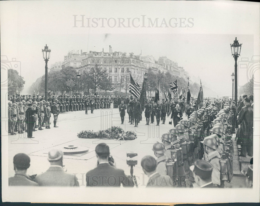 1932 Press Photo france paris memorial day - Historic Images