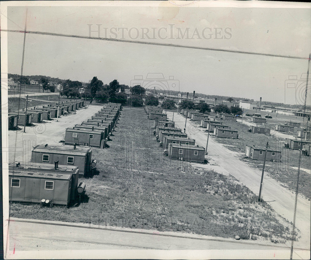 1945 Press Photo Willow Run Wisconsin - Historic Images