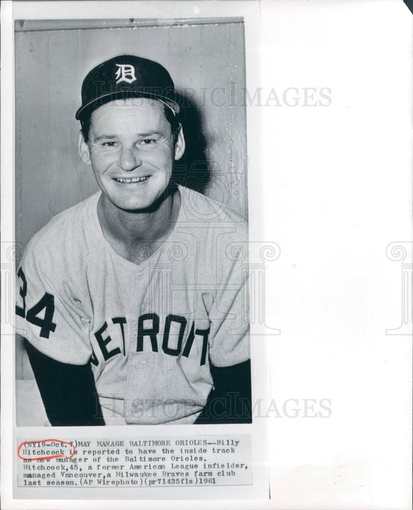 1981 Press Photo William Hitchcock - American Infielder - Historic Images