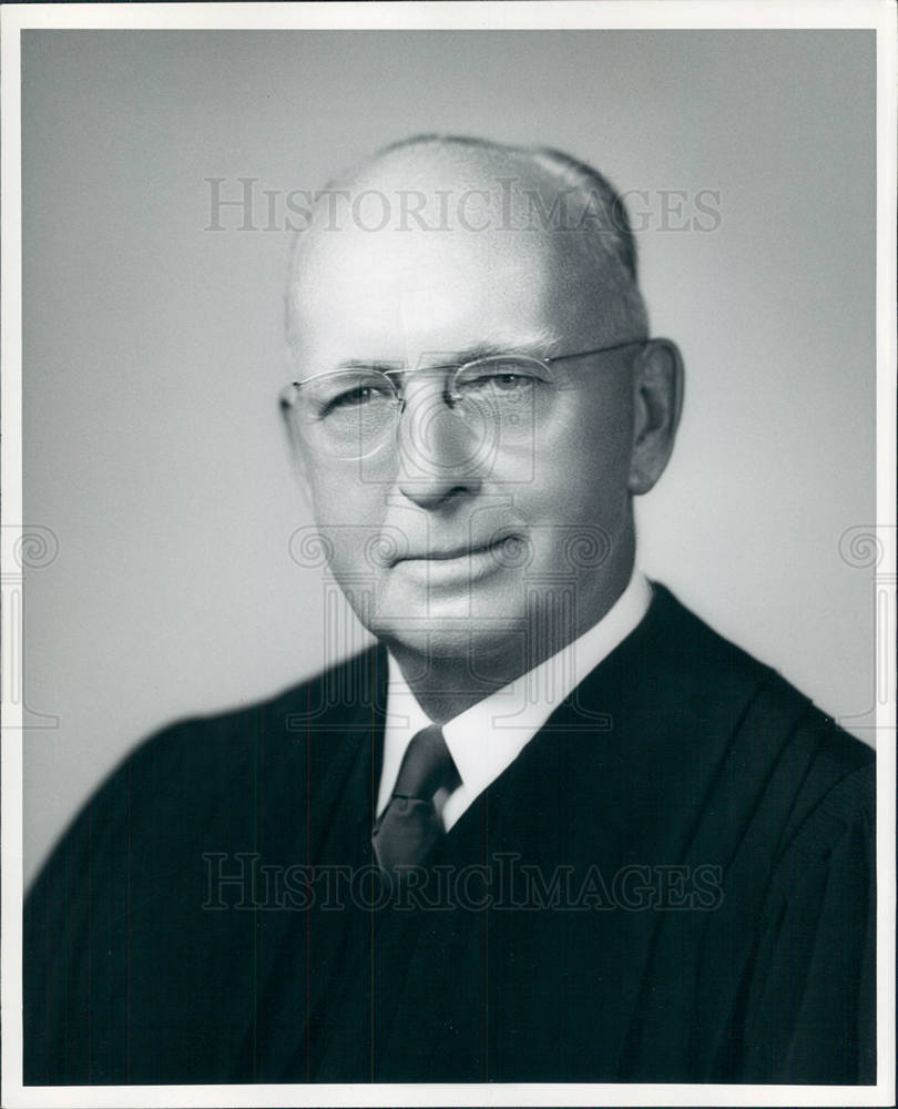 1958 Press Photo Chief Federal Judge Arthur F. Lederle - Historic Images