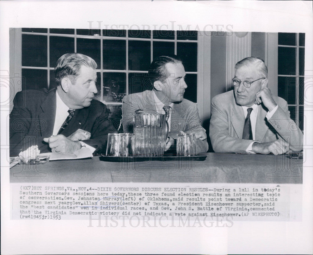 1953 Press Photo exas politician - Historic Images