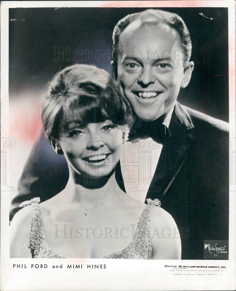 1967 Press Photo Phil Ford, Mimi Hines - Historic Images