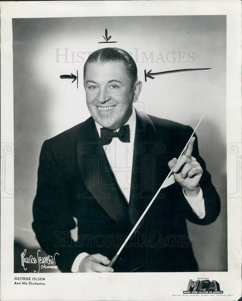 1981 Press Photo George Olsen, Veteran Maestro - Historic Images