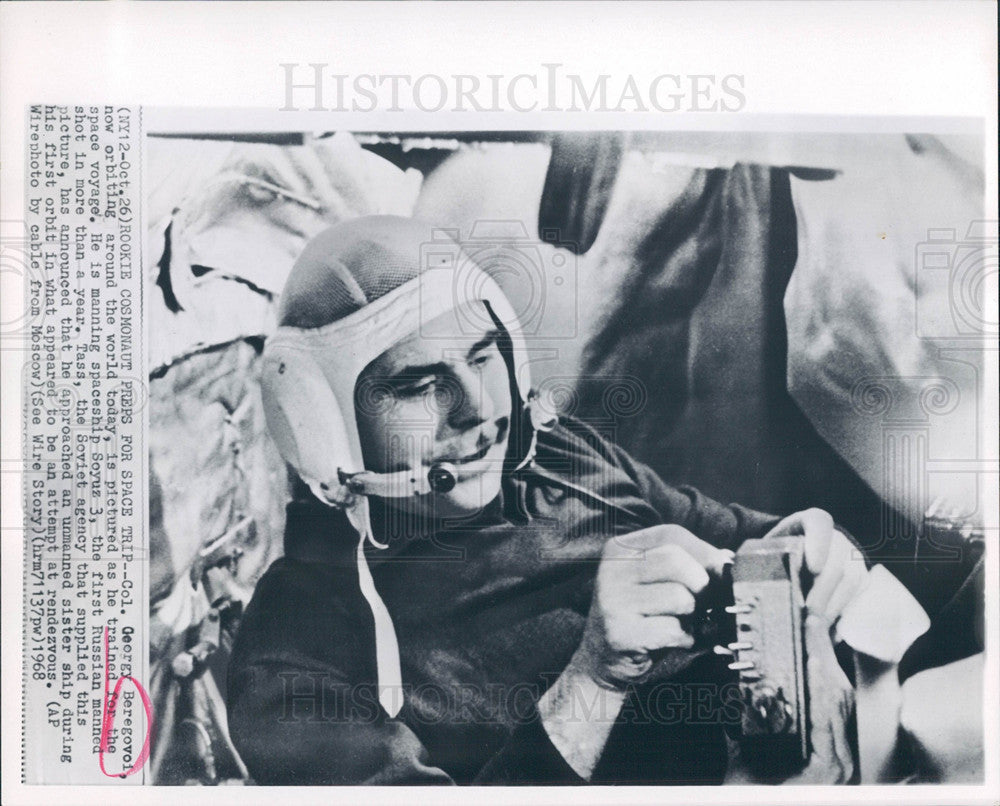 1968 Georgy Beregovoi Astronaut Cosmonaut-Historic Images