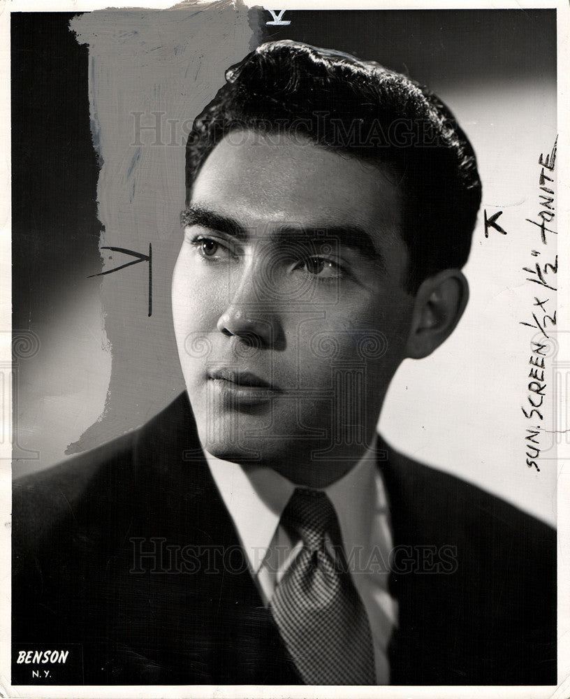  1958 Pierce Rollins Head Shot - Historic Images