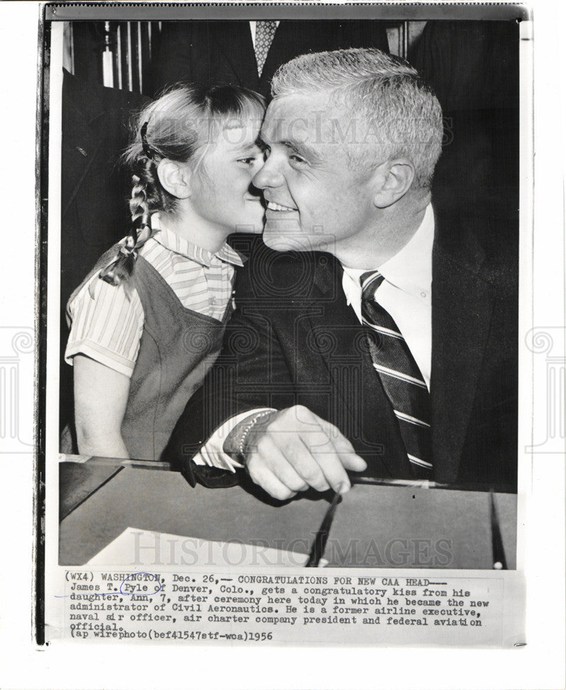 1956 Press Photo James T. Pyle 1956 - Historic Images