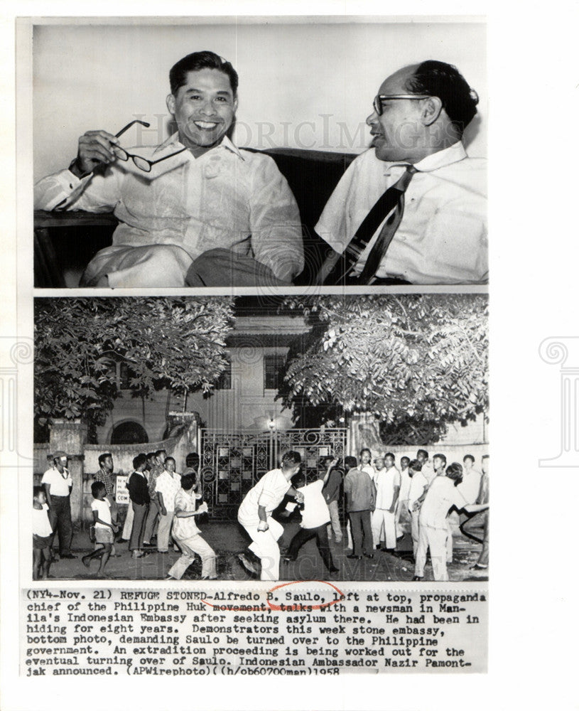 1958 lfredo B. Saulo chief Philippine-Historic Images