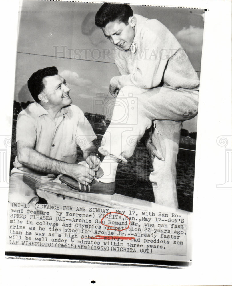 1959 Archie San Romani Sr Olympian Athlete-Historic Images