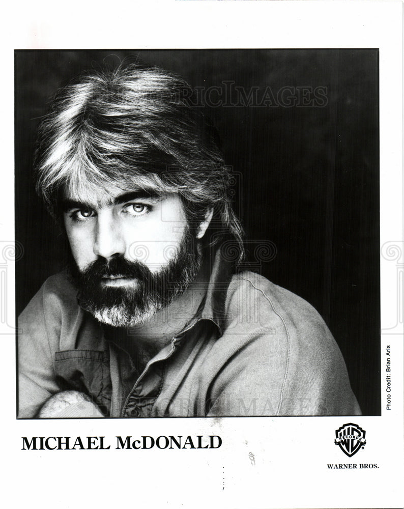 1985 Press Photo Michael McDonald  American singer - Historic Images