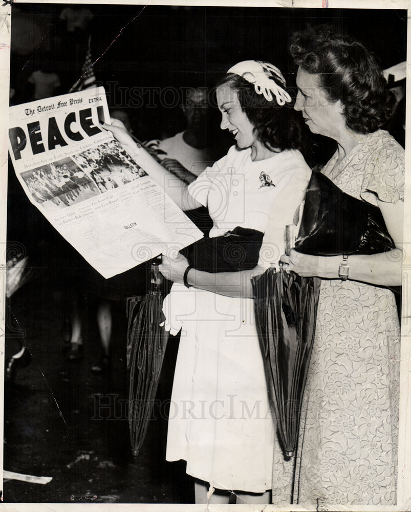 1970 Press Photo v-j day detroit - Historic Images