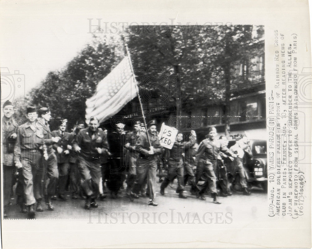 Press Photo JAPAN&#39;S REPORTED OFFER TO SURRENDER - Historic Images