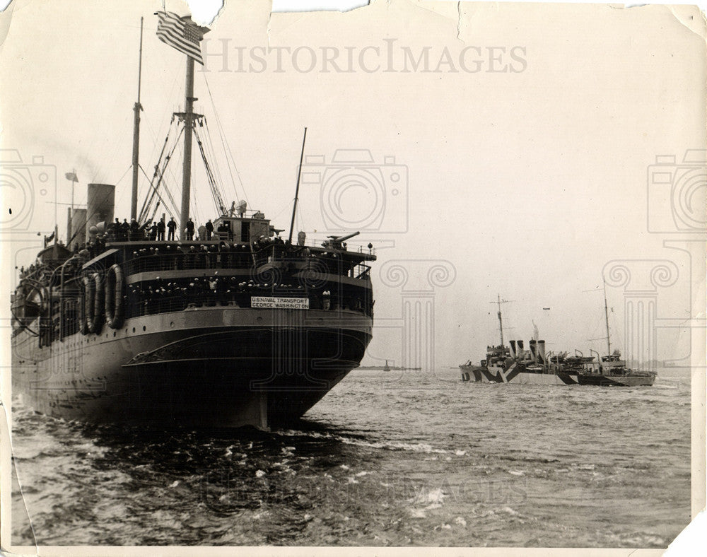 Press Photo President Wilson, Peace Conference - Historic Images