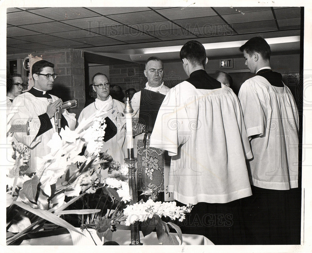 1959 Press Photo Rev. Father Joseph L. Imesch Secretary - Historic Images