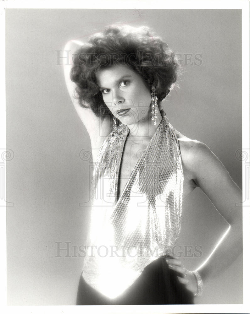 1985 Press Photo Judy Dewey Actress - Historic Images