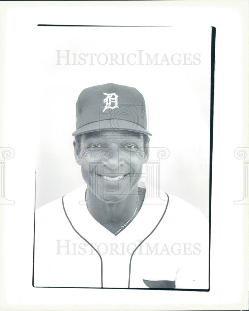 1985 Press Photo Vada Pinson Cincinnati Reds- Historic Images