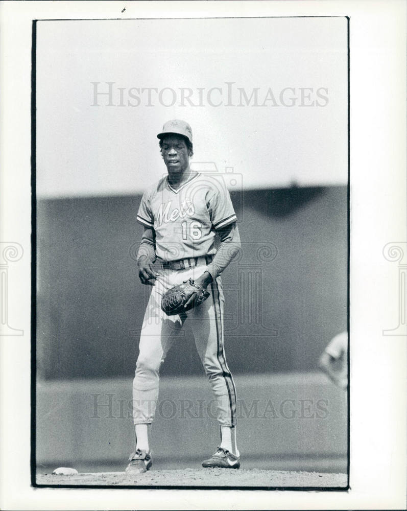 1986 Press Photo NEW YORK METS DWIGHT GOODEN YANKEES- Historic Images