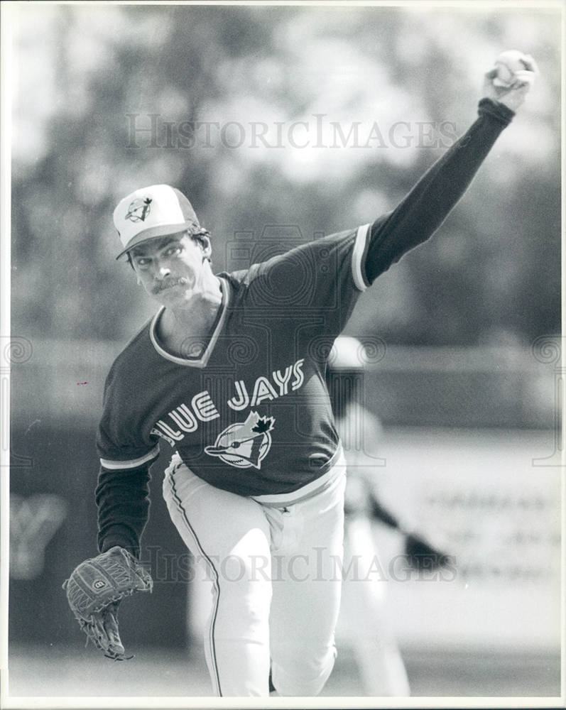 1988 Mike Flanagan baseball Toronto-Historic Images