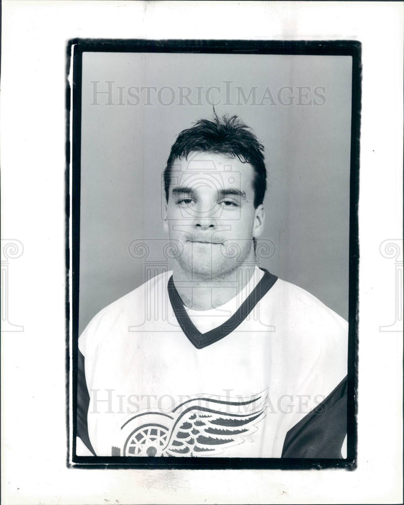 Press Photo Detroit Red Wings - Historic Images