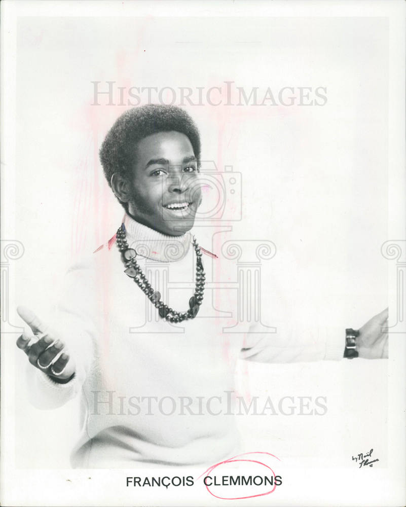 Press Photo Francois Clemmons Singer - Historic Images