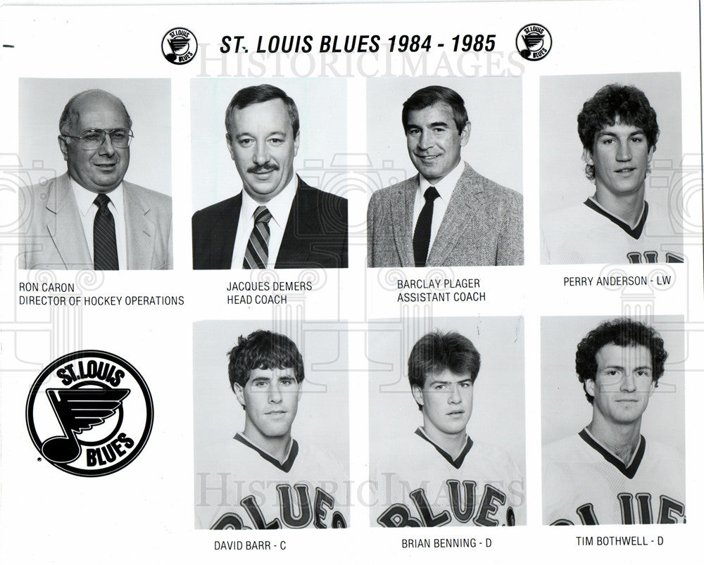 St. Louis Blues 1984 - 1985-Historic Images