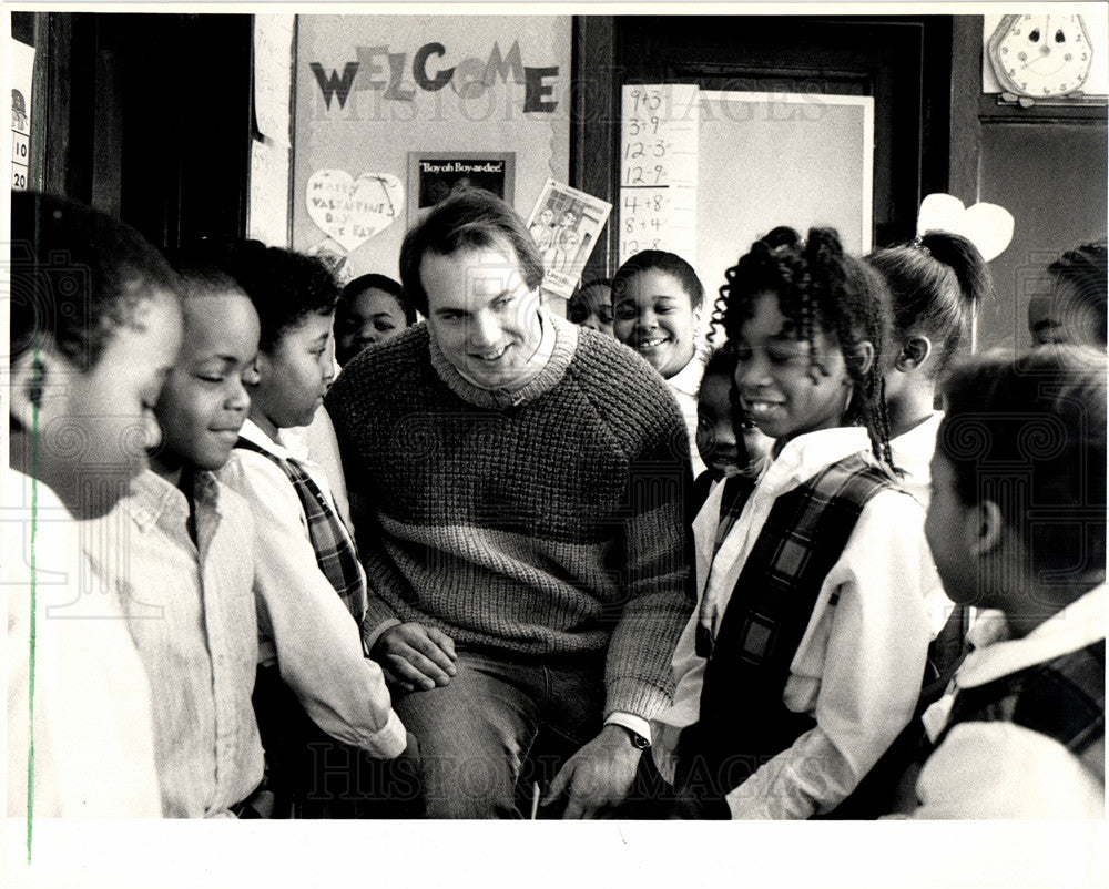 Press Photo CHRIS GODFREY St. David&#39;s school - Historic Images