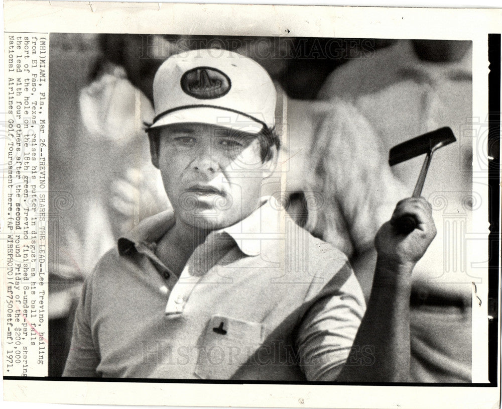 1971 Press Photo Lee Trevino Professional Golfer - Historic Images