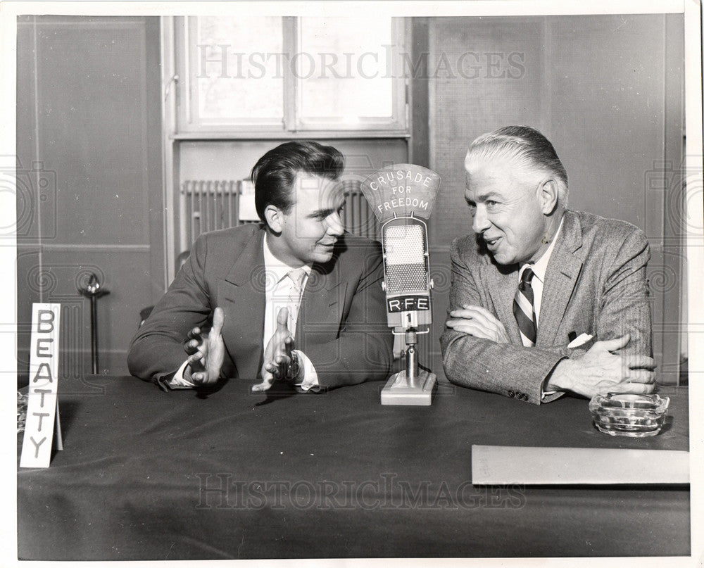 1956 Press Photo William H. Beatty  Radio Free Europe - Historic Images