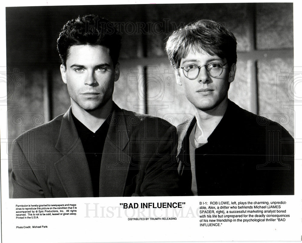 1992 Press Photo Rob Lowe Actor - Historic Images