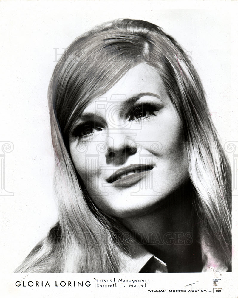  1969 Gloria Loring pic for management com. - Historic Images