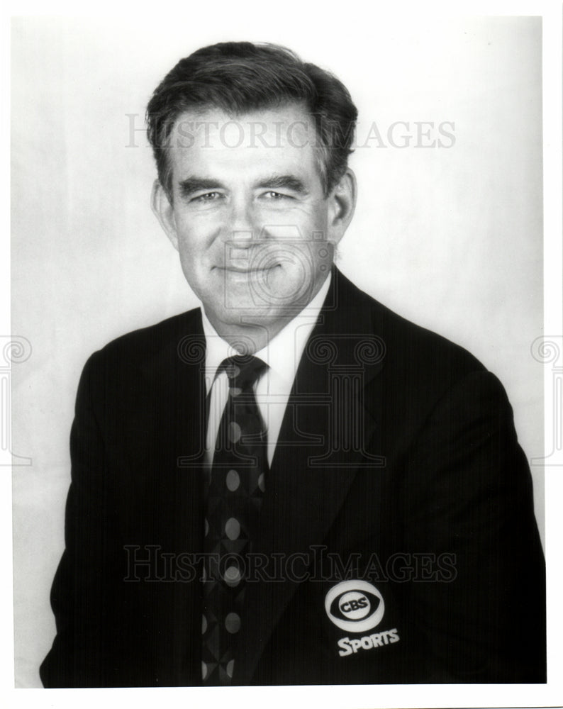 1991 Press Photo CBS sports Tim McCarver - Historic Images