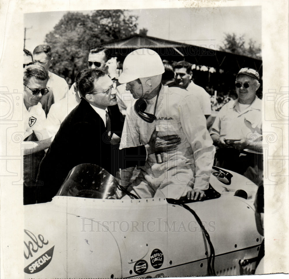 1954 Press Photo Jack McGrath American Race Car Driver - Historic Images
