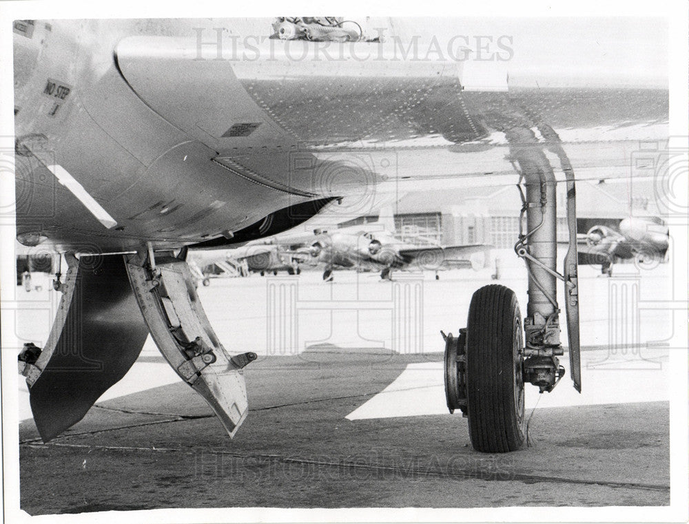 1957 Press Photo Selfridge Air Force Base Michigan - Historic Images