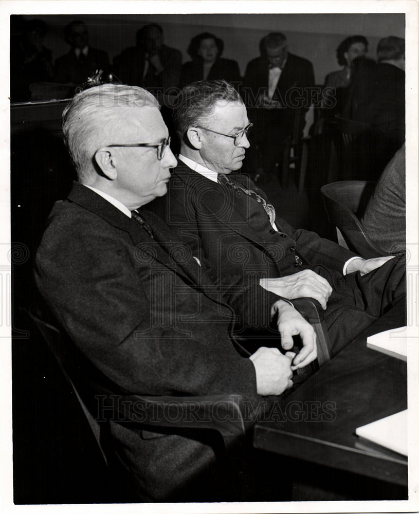 1952 Press Photo Francis Walker John Wood Communism - Historic Images