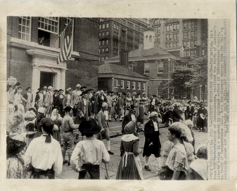 1951 Philadelphia Liberty Reenactment - Historic Images